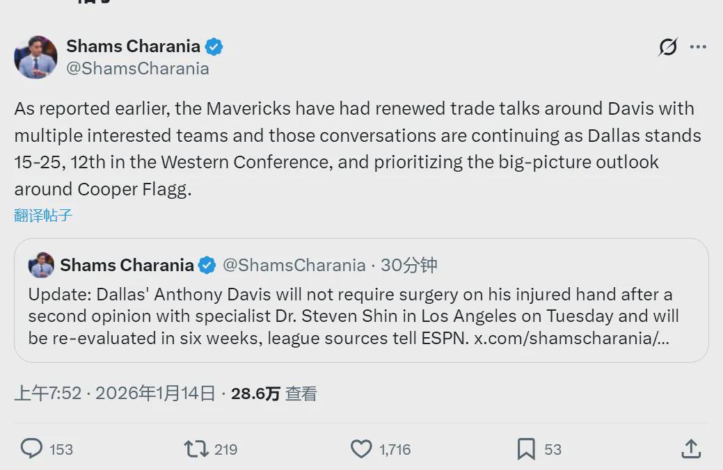 开云中国-拒绝赛季报销！浓眉交易重启！湖人第一个出局